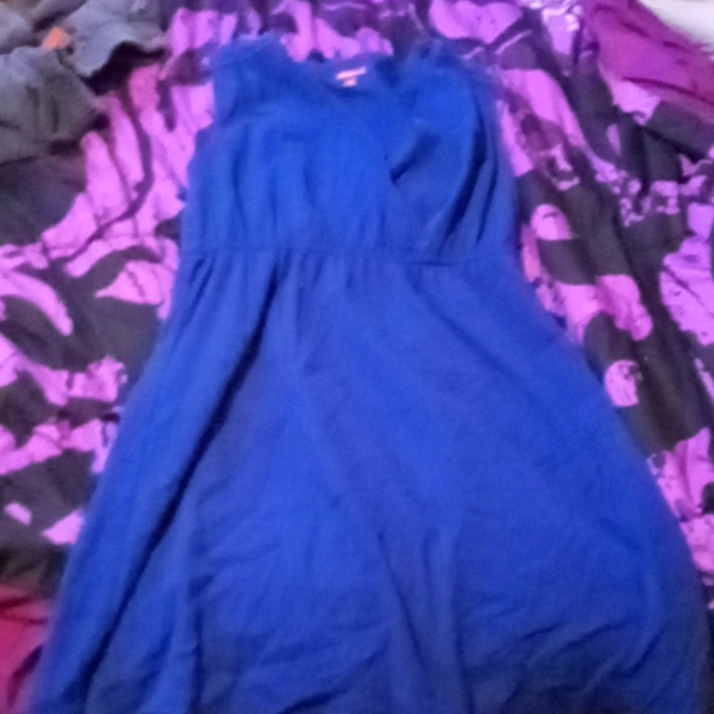 Blue dress
